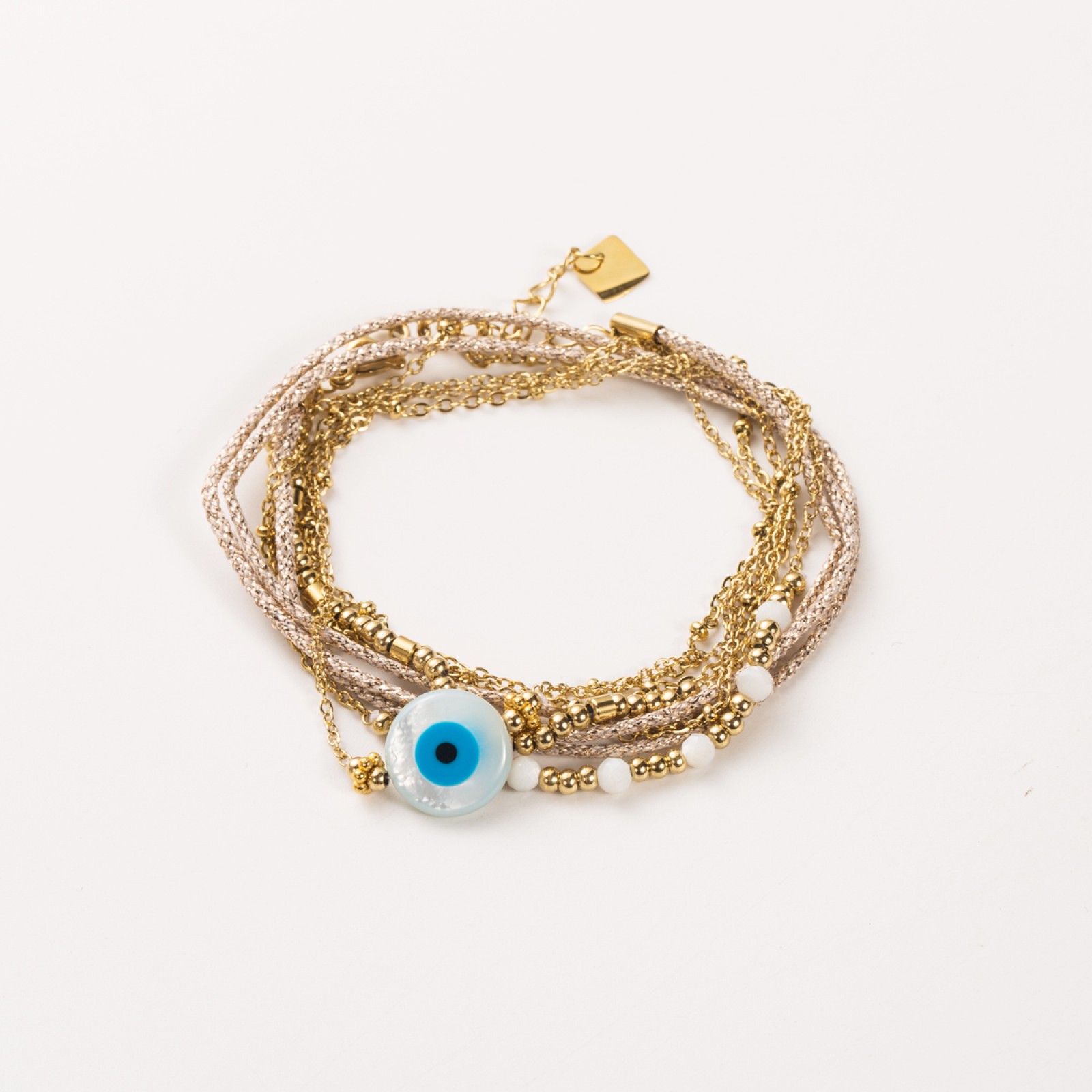 Bracelet Chaîne de Perles de Nacre