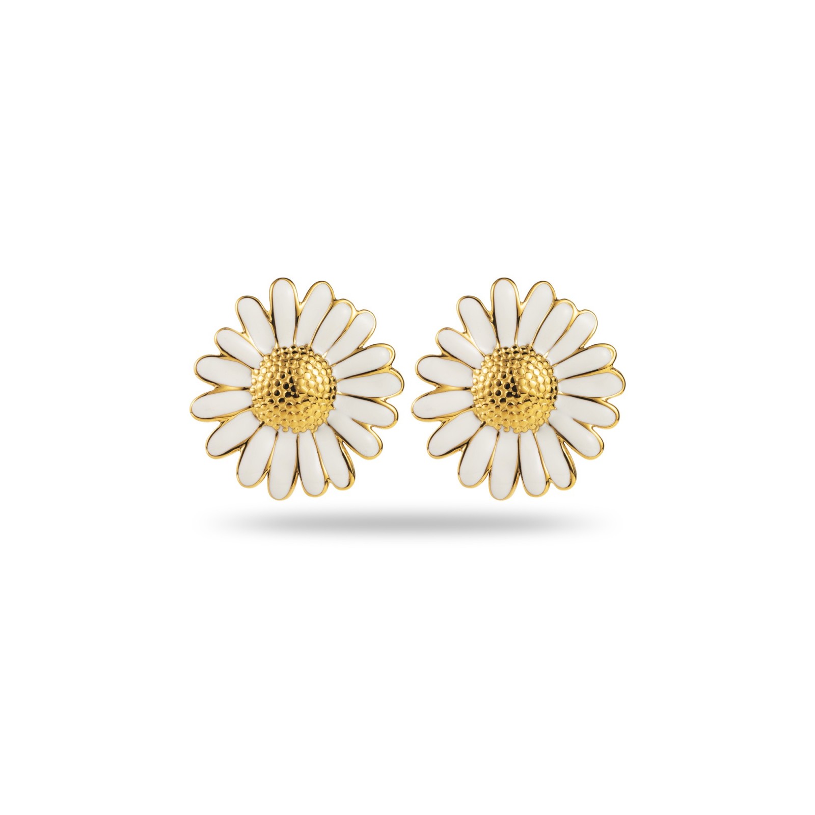 Colorful Daisy Studs Earrings Color:White