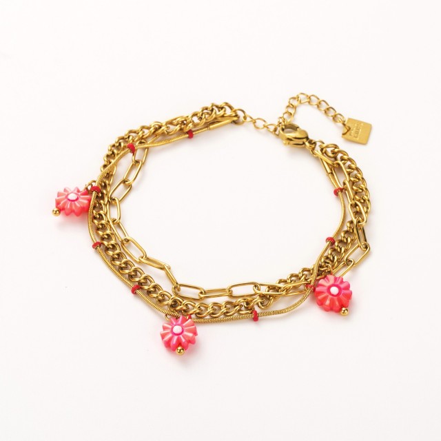 Bracelet Color:Fuchsia Pink