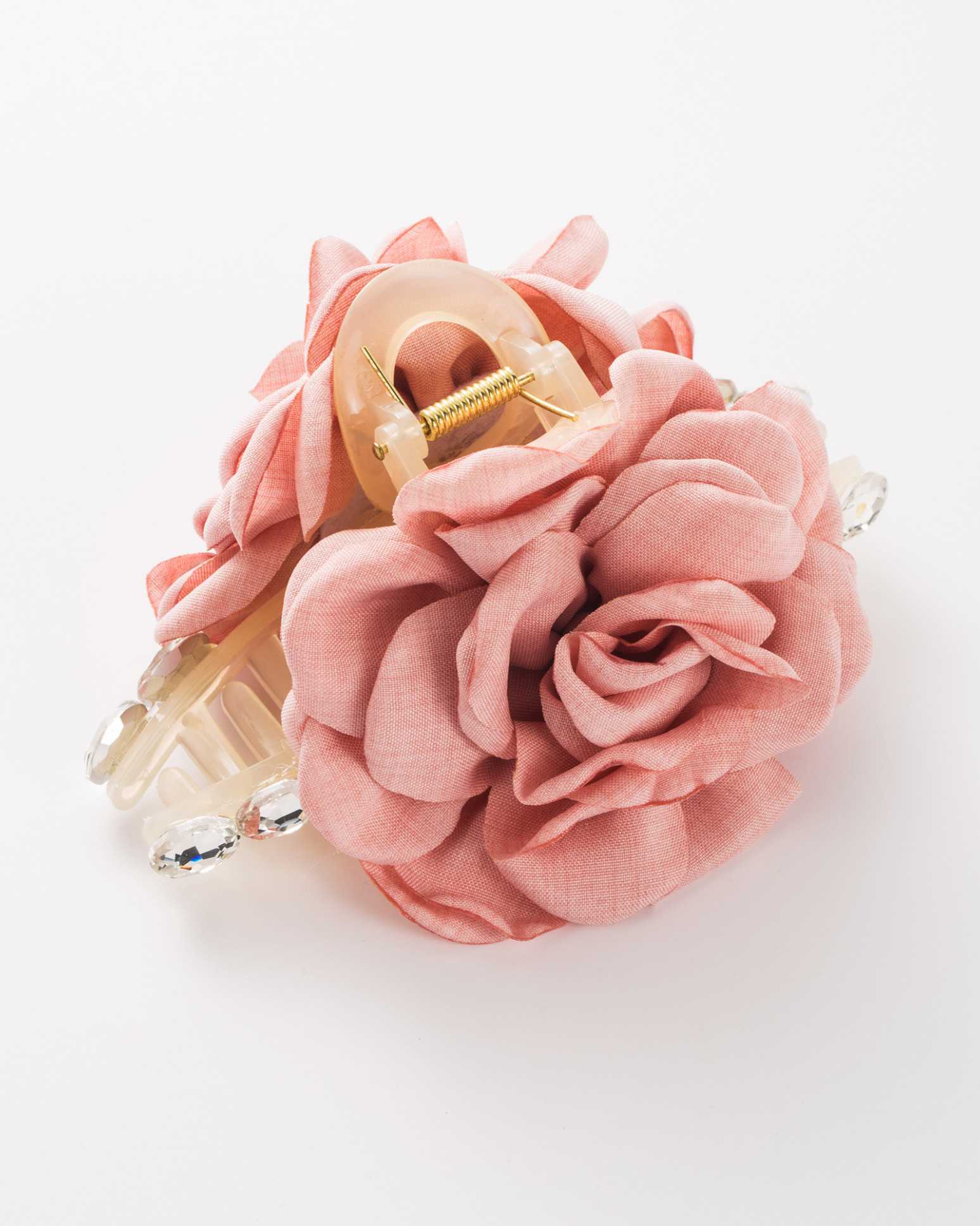 ericotry Lot de 6 pinces à cheveux en forme de rose pour cheveux - Pour mariage, danseuse de flamenco (6 couleurs mélangées