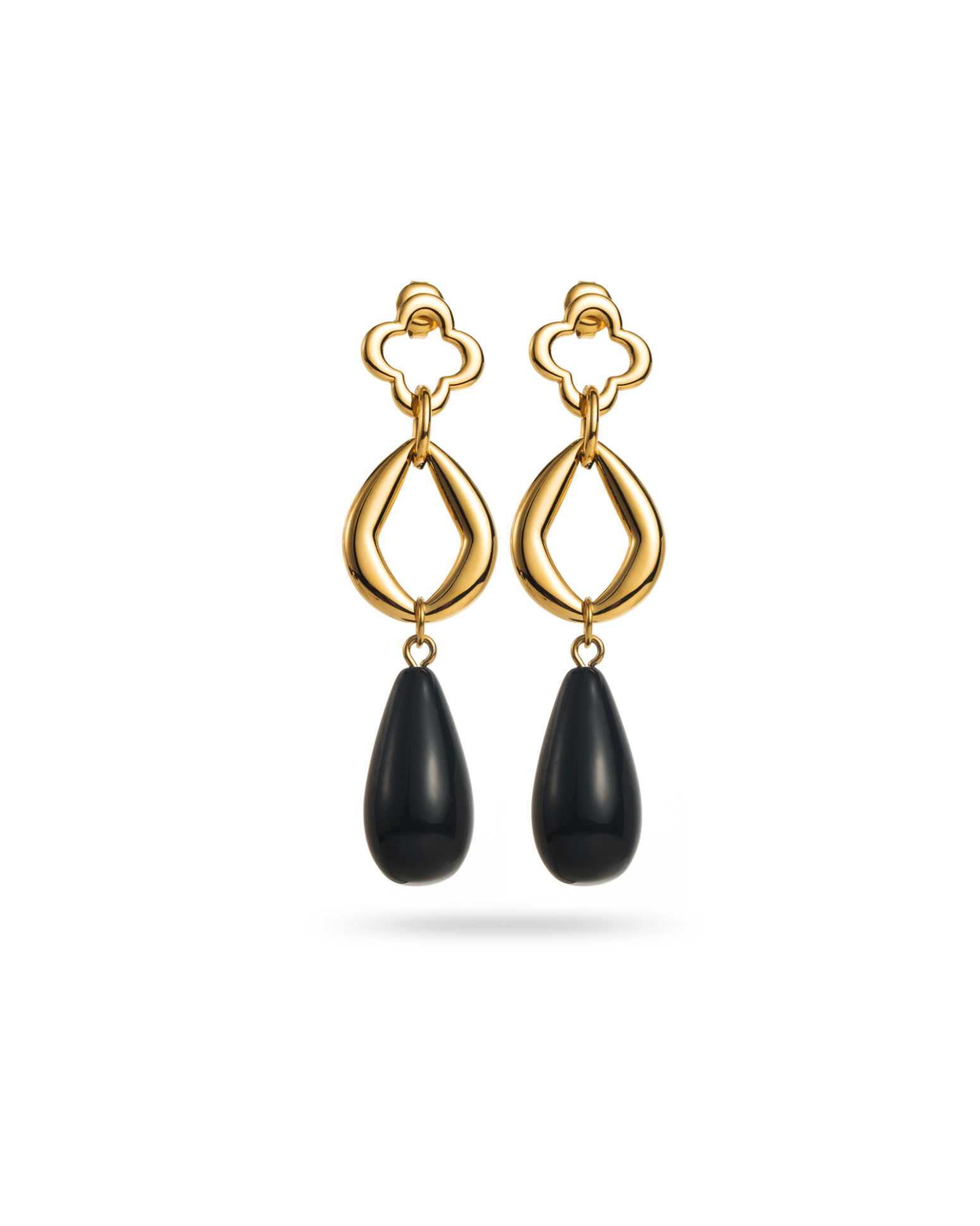 Boucles D'oreilles Goutte En Forme De Coeur Argenté Avec Strass - Marque Staton Hall - Neuf Avec étiquettes