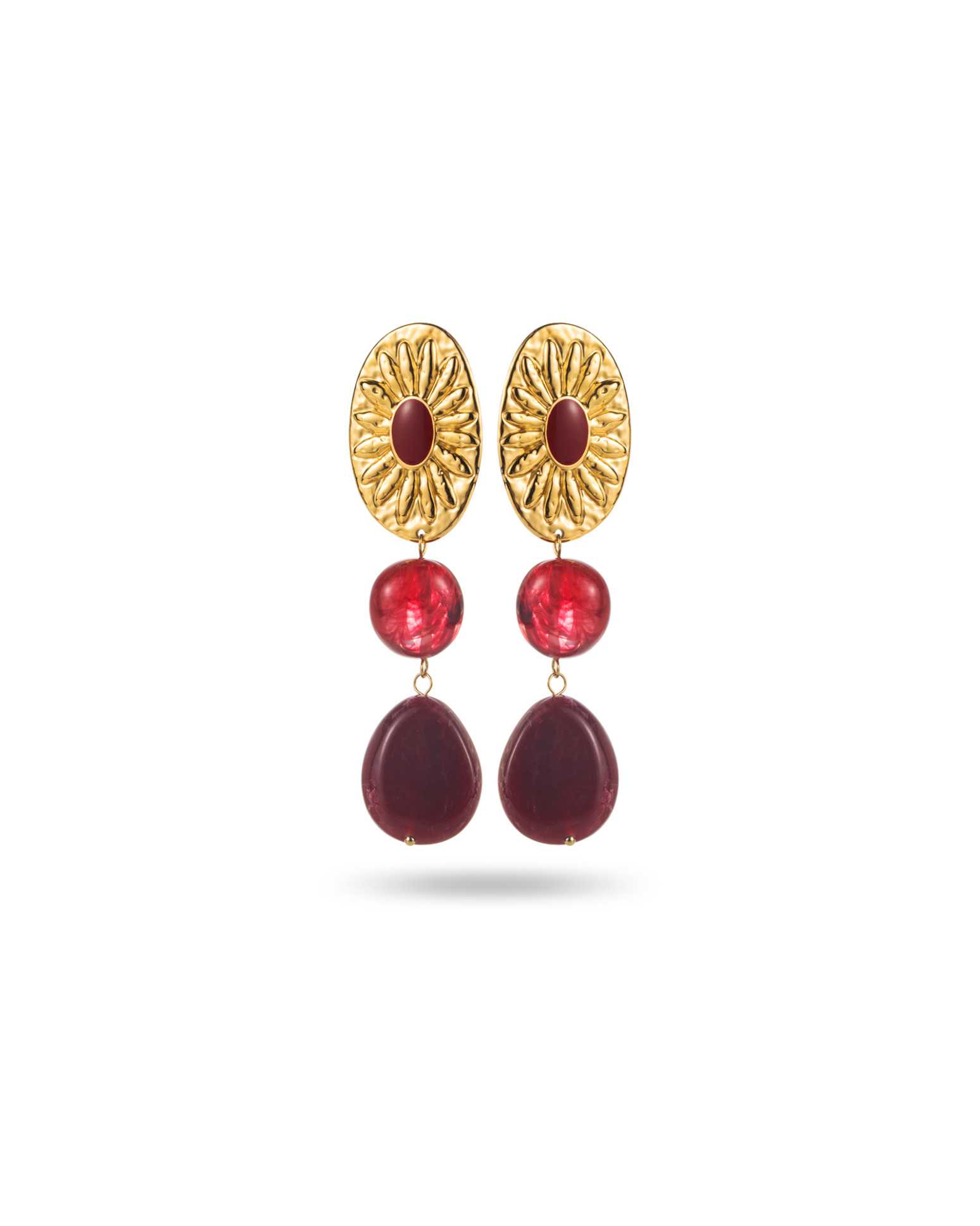 Boucles d'oreilles coquillage Flower Power - Boutique du musée de La Haye