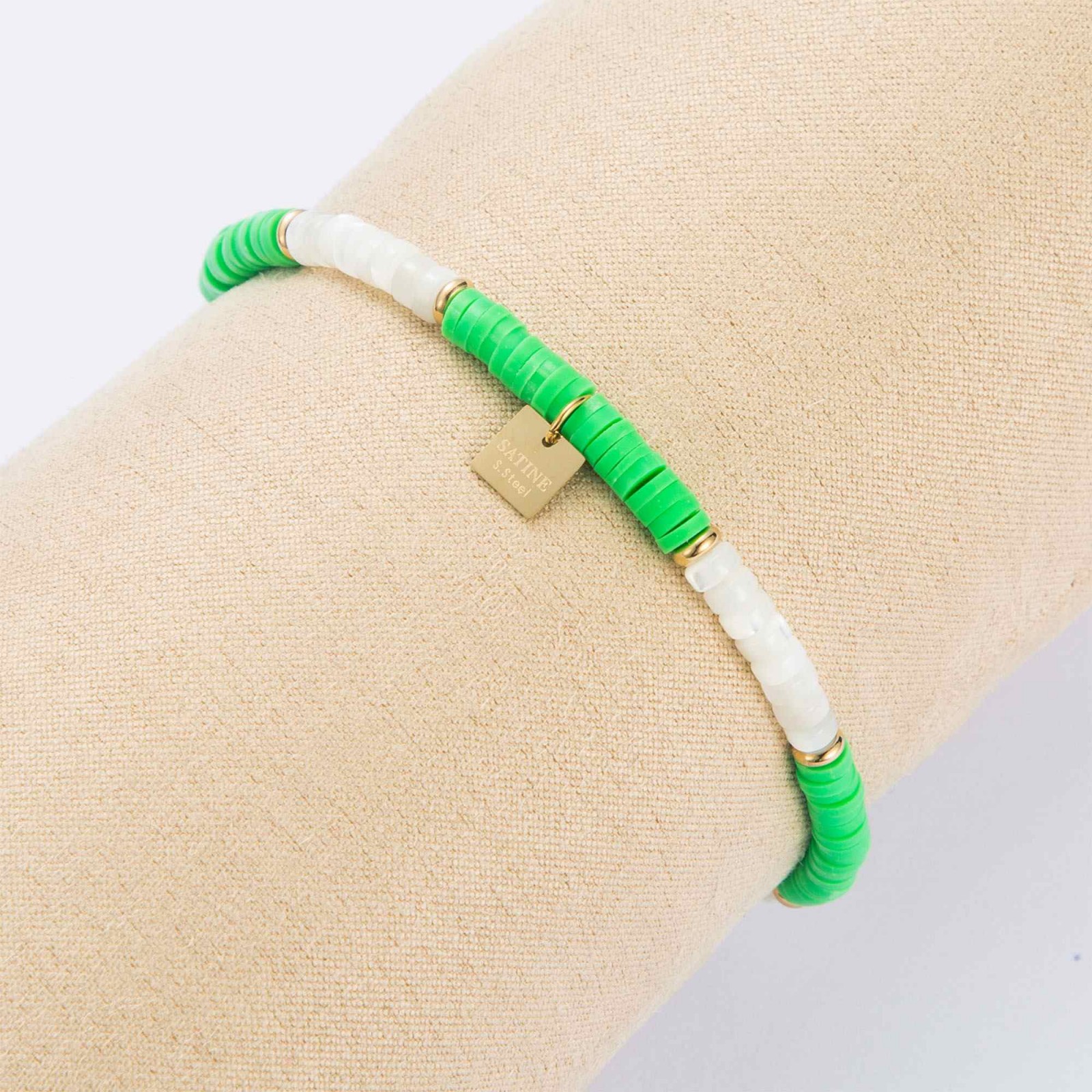 Bracelet Elastique Couleur:Vert