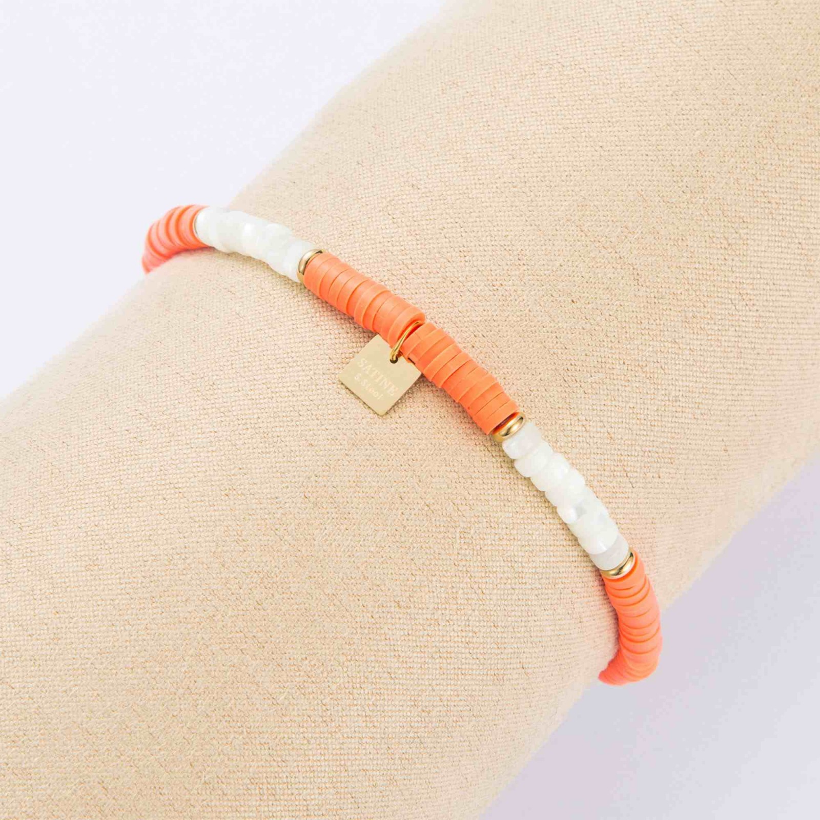 Bracelet Elastique Couleur:Orange