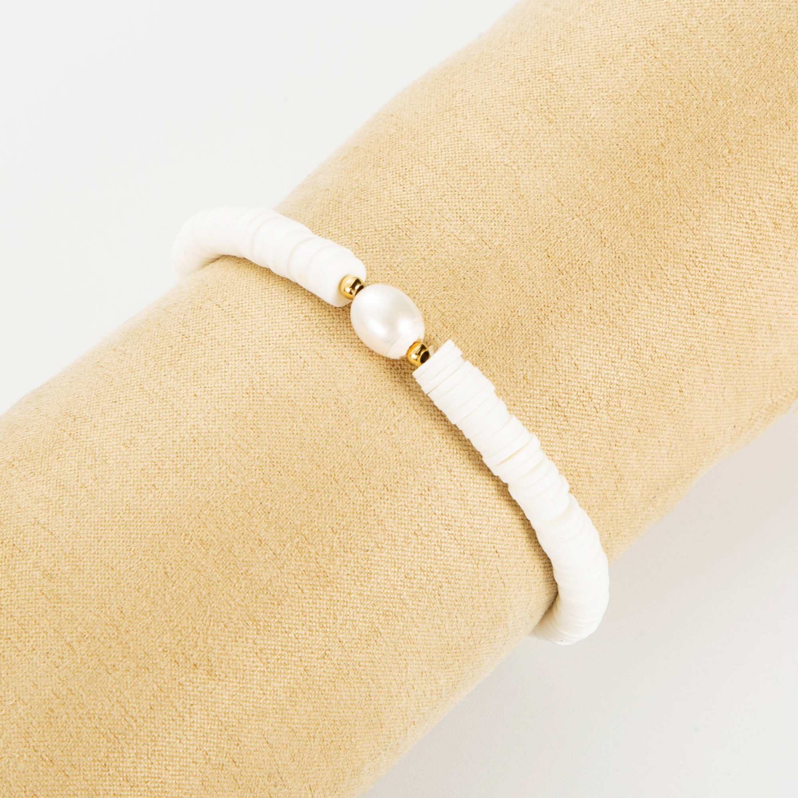 Bracelet Elastique Couleur:Blanc